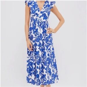 EUC Blue floral dress from Hyacinth House